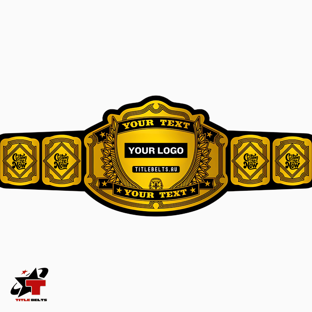 Custom Championship Belt - The Soaring Eagle Series - Gold Custom Championship Belt The Soaring Eagle